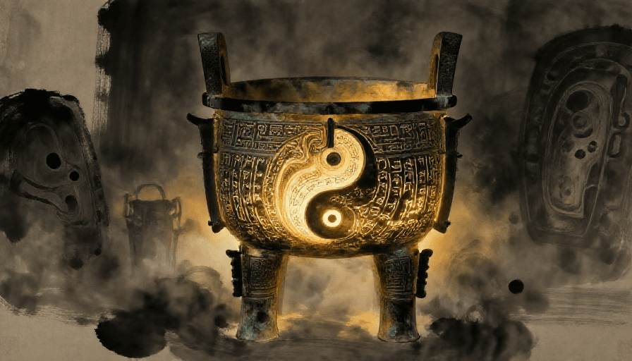 八卦最初和陰陽毫無關係？一塊青銅器上的數字，藏著3000年的秘密