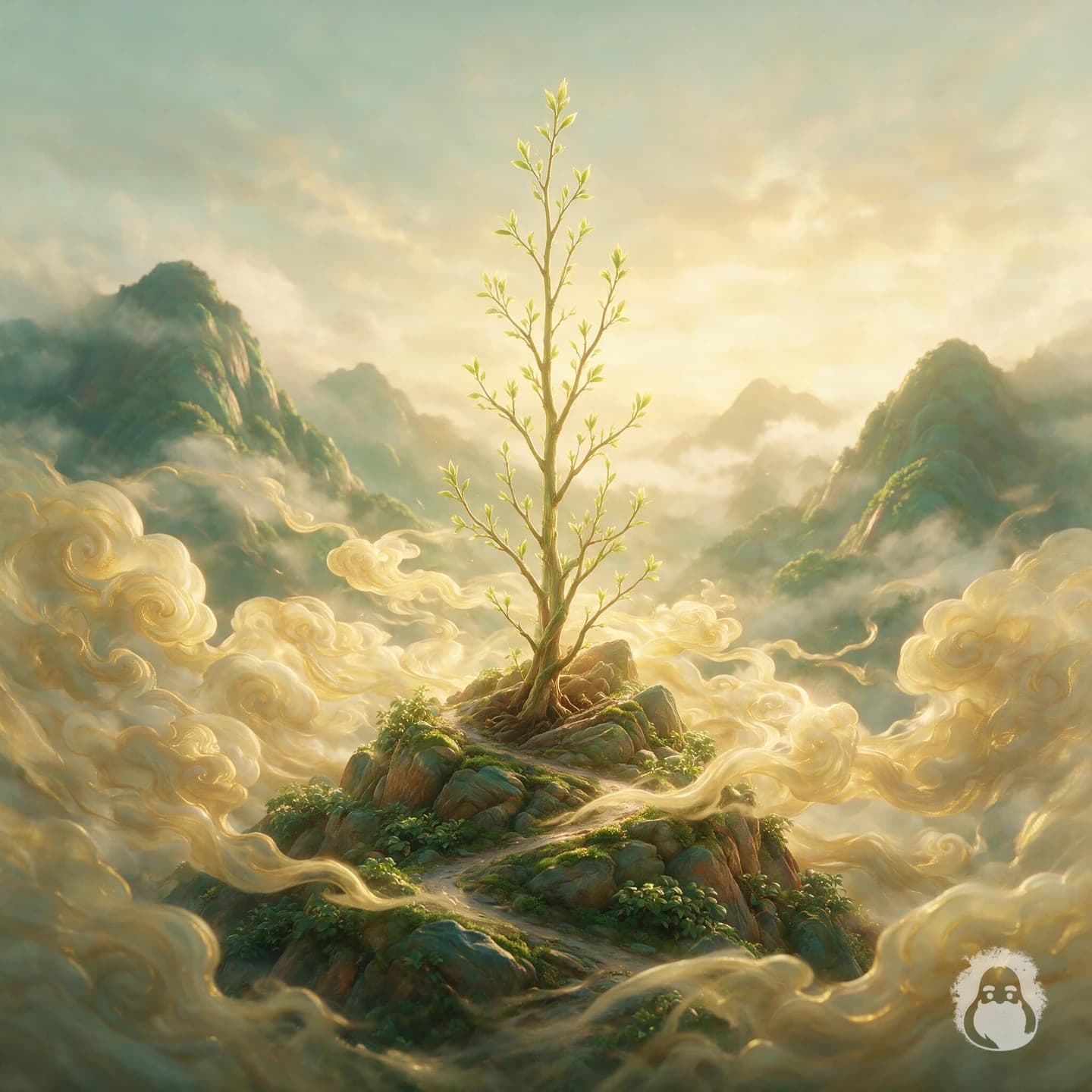 Illustration for Sheng - Pushing Upward