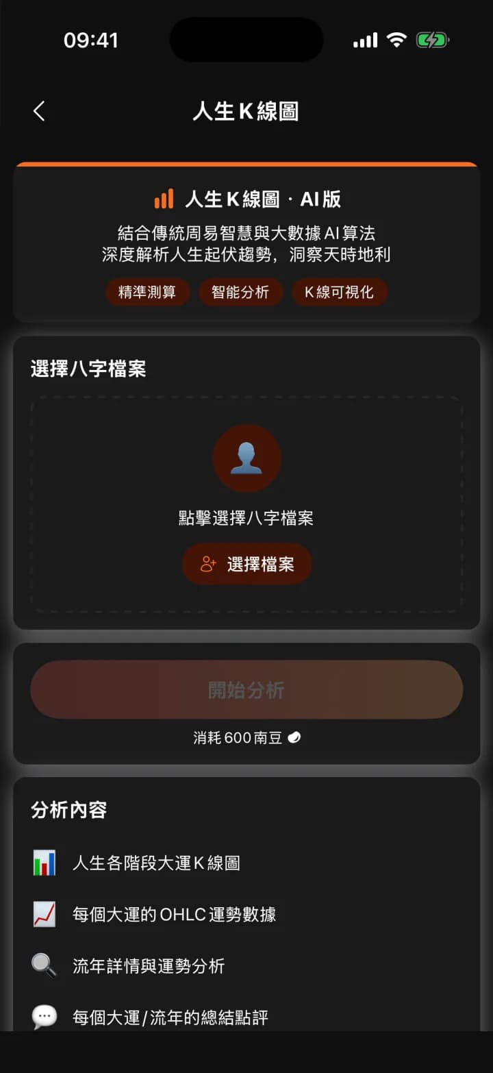 人生 K 線圖 · YiMatrix App